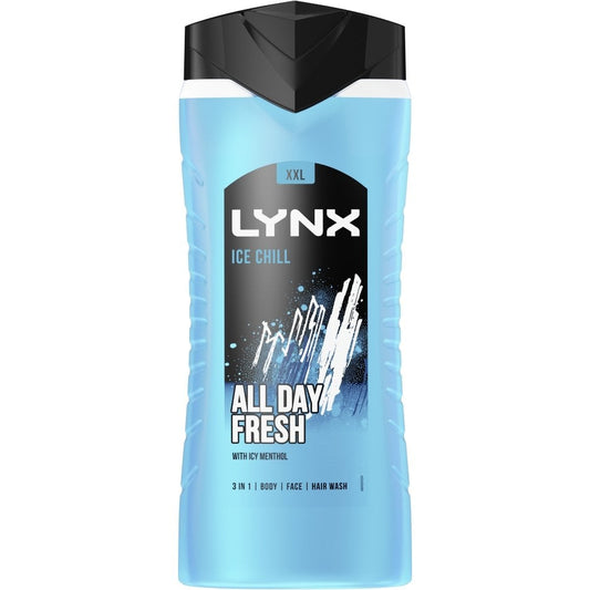 Lynx XXL Ice Chill 3 In 1 Shower Gel 500ml