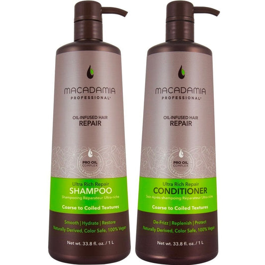 Macadamia Professional Ultra Rich Repair Shampoo & Conditioner Twin 2 x 1000ml