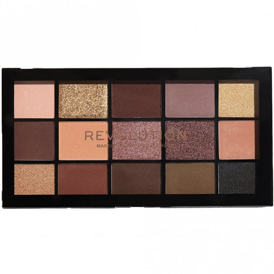 Makeup Revolution Re-Loaded 15 Colour Eyeshadow Palette Velvet Rose