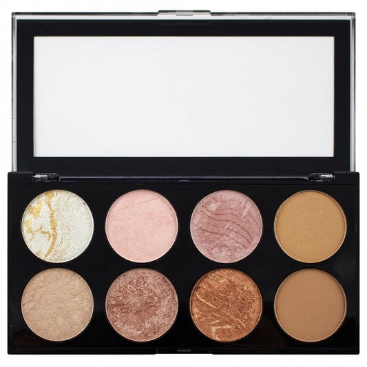 Makeup Revolution Ultra Blush 8 Colour Blush Palette Golden Sugar