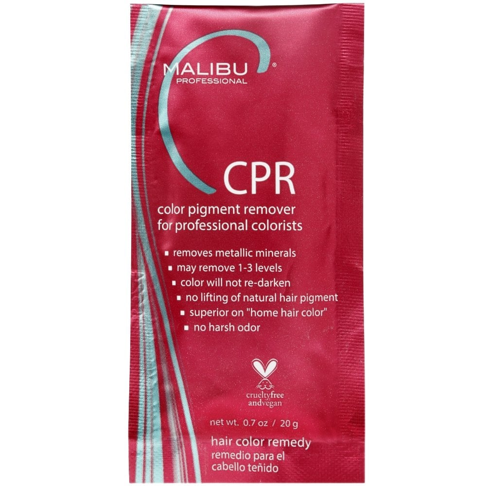 3 Malibu C, high quality CPR + 3 Processing Caps Hair Color and Stain Remover NEW