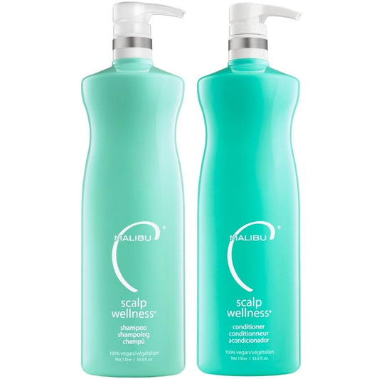 Malibu C Scalp Therapy Wellness Shampoo & Conditioner Twin 2 x 1000ml