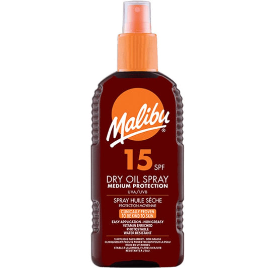 Malibu Dry Oil Spray SPF15 200ml