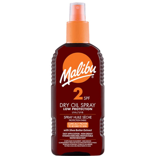 Malibu Dry Oil Spray SPF2 200ml