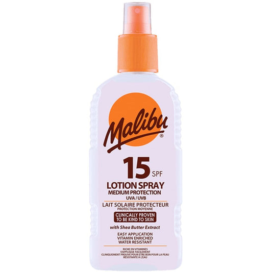 Malibu Lotion Spray SPF15 200ml