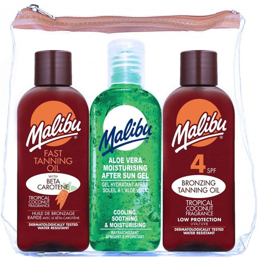 Malibu Tanning & After Sun Travel Set 3 x 100ml