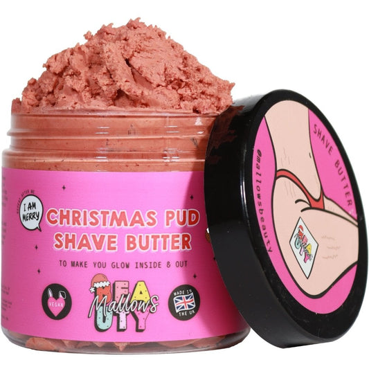 Mallows Beauty Christmas Pud Shave Butter 150g