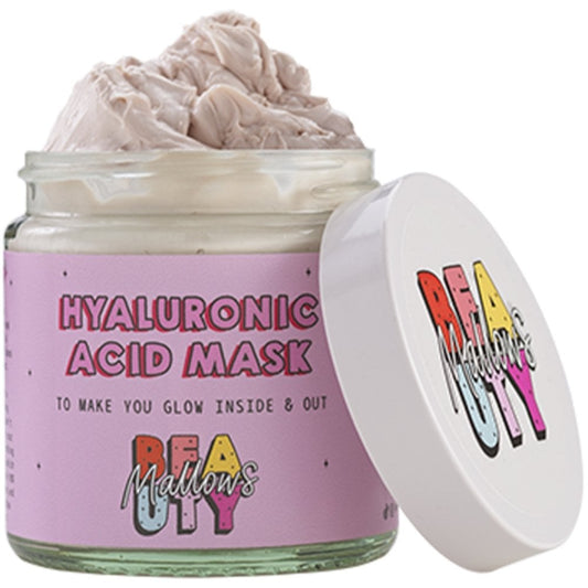 Mallows Beauty Hyaluronic French Pink Clay Mask 100g