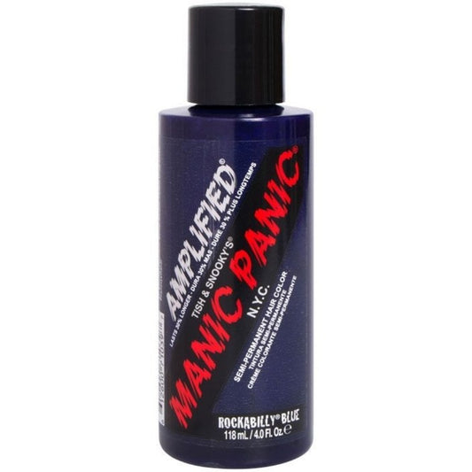 Manic Panic Amplified Semi Permanent Hair Colour Rockabilly Blue 118ml