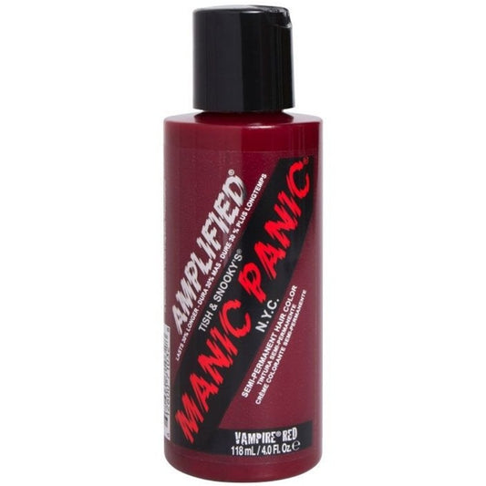 Manic Panic Amplified Semi Permanent Hair Colour Vampire Red 118ml