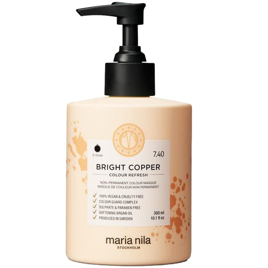 Maria Nila Colour Refresh Non-Permanent Colour Mask Bright Copper 300ml