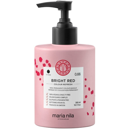 Maria Nila Colour Refresh Non-Permanent Colour Mask Bright Red 300ml