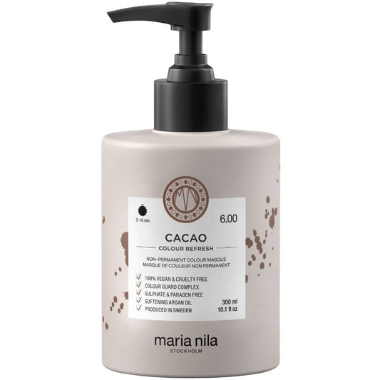 Maria Nila Colour Refresh Non-Permanent Colour Mask Cacao 300ml