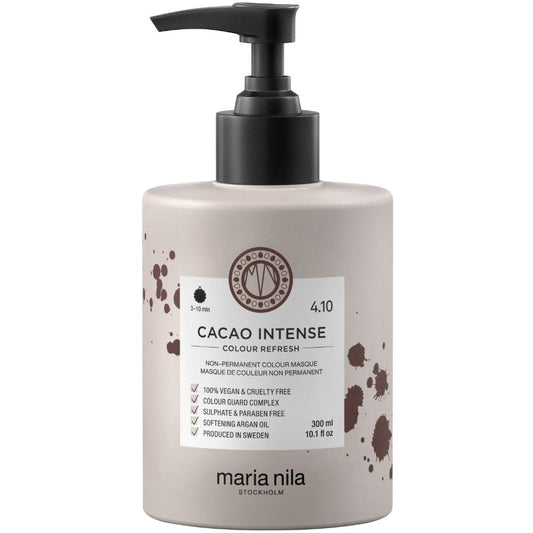 Maria Nila Colour Refresh Non-Permanent Colour Mask Cacao Intense 300ml