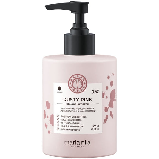 Maria Nila Colour Refresh Non-Permanent Colour Mask Dusty Pink 300ml