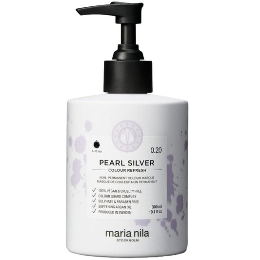 Maria Nila Colour Refresh Non-Permanent Colour Mask Pearl Silver 300ml