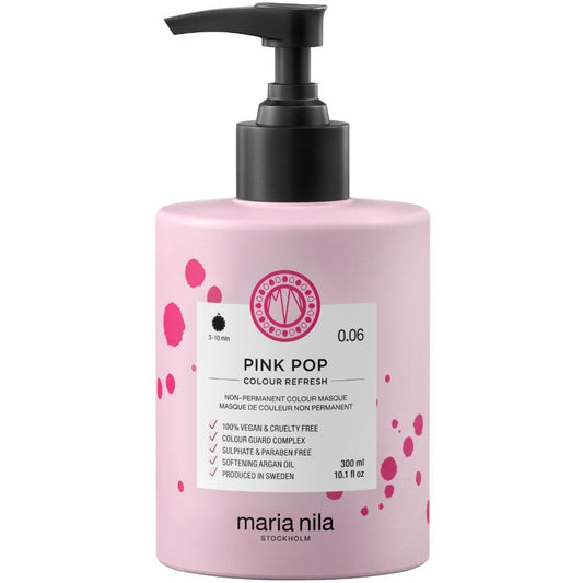 Maria Nila Colour Refresh Non-Permanent Colour Mask Pink Pop 300ml