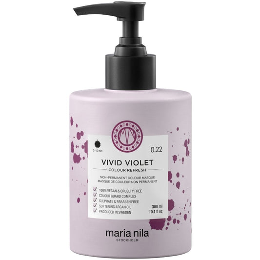 Maria Nila Colour Refresh Non-Permanent Colour Mask Vivid Violet 300ml