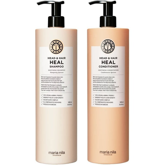 Maria Nila Head & Hair Heal Soothing Shampoo & Conditioner Twin 2 x 1000ml