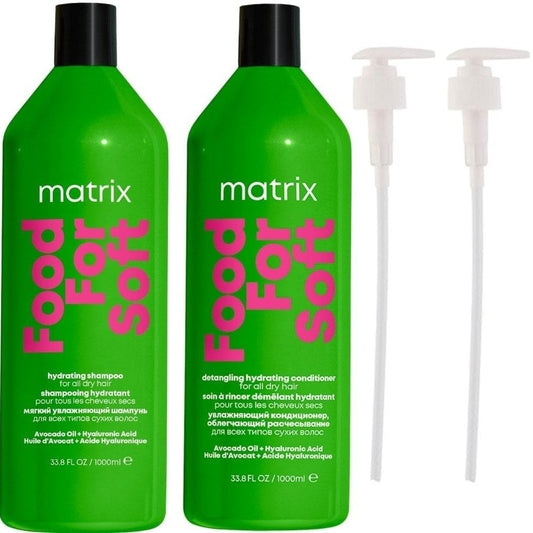 Matrix Food For Soft Hydrating Shampoo & Detangling Conditioner Twin 2 x 1000ml