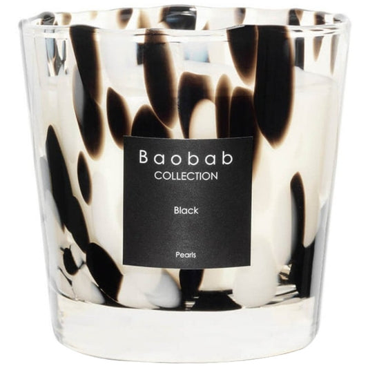 Baobab Collection Max One Pearls Black Candle