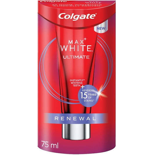 Colgate Max White Ultimate Renewal Toothpaste 75ml