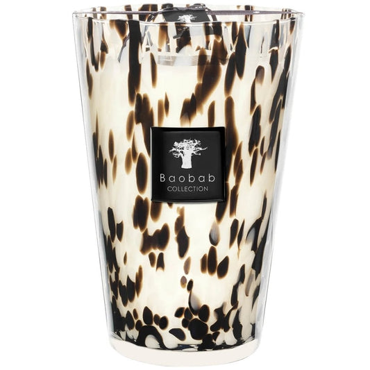 Baobab Collection Maxi Max Pearls Black Candle