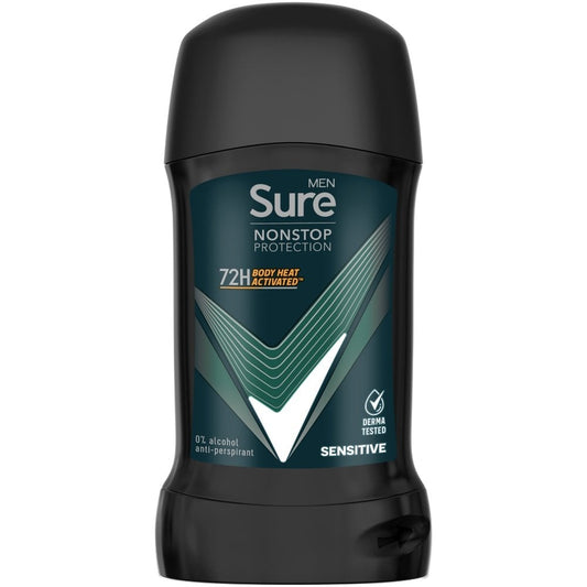 Sure Men Nonstop Protection 48h Sensitive Anti-Perspirant Deodorant Stick 50ml