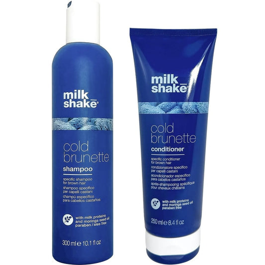 Milk_Shake Cold Brunette Specific Shampoo 300ml & Conditioner 250ml Twin