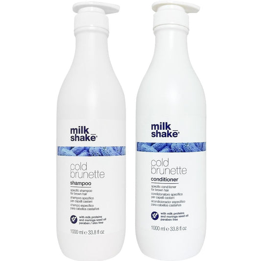 Milk_Shake Cold Brunette Specific Shampoo & Conditioner Twin 2 x 1000ml