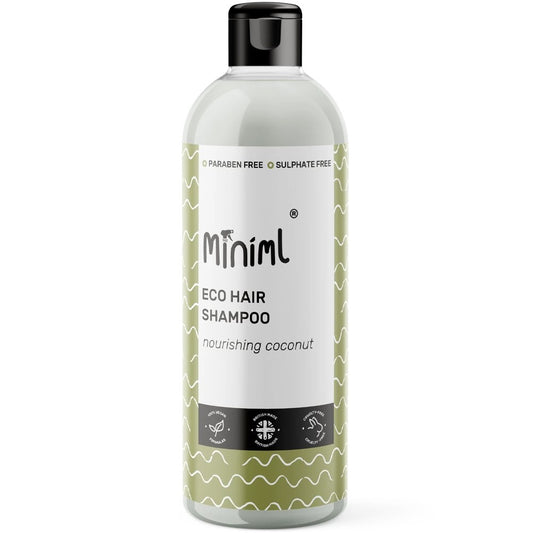 Miniml Eco-Friendly Hair Shampoo Nourishing Coconut 500ml Flip Lid