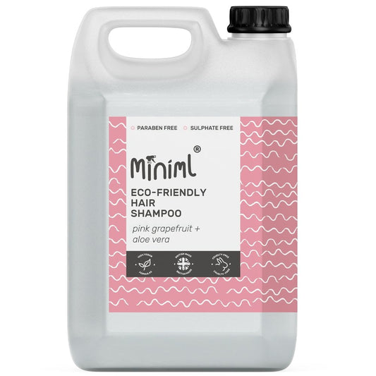 Miniml Eco-Friendly Hair Shampoo Pink Grapefruit + Aloe Vera 5000ml