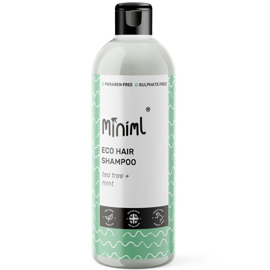 Miniml Eco-Friendly Hair Shampoo Tea Tree + Mint 500ml Flip Lid