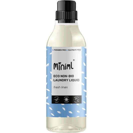 Miniml Non-Bio Laundry Liquid Fresh Linen 1000ml