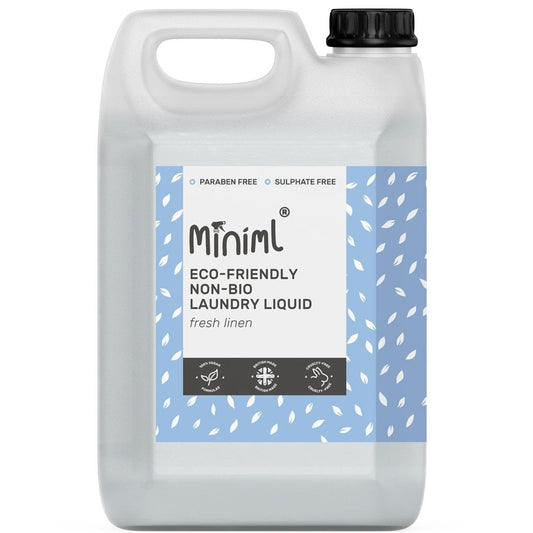 Miniml Non-Bio Laundry Liquid Fresh Linen 5000ml