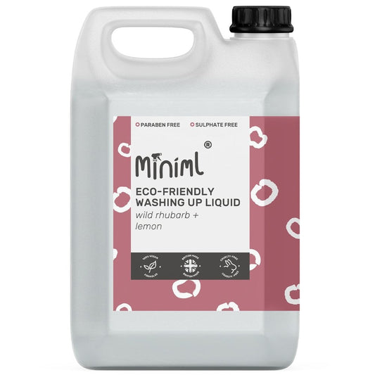 Miniml Washing Up Liquid Wild Rhubard & Lemon 5000ml