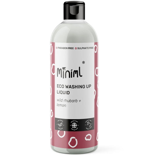 Miniml Washing Up Liquid Wild Rhubard & Lemon Flip Lid 500ml