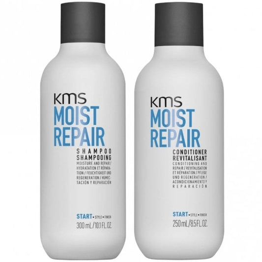 KMS Moist Repair Shampoo 300ml & Conditioner 250ml Twin