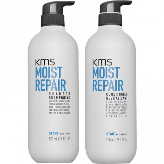 KMS Moist Repair Shampoo & Conditioner Twin 2 x 750ml