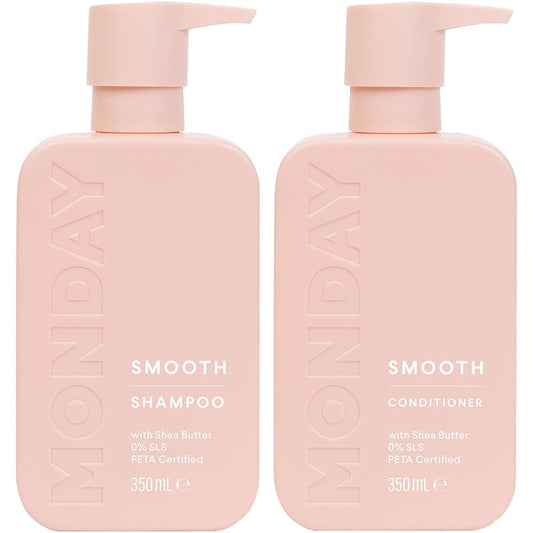 MONDAY Haircare Smooth Shampoo & Conditioner Twin 2 x 350ml