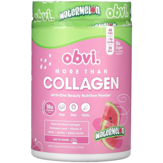 Obvi More Than Collagen All-In-One Beauty Nutrition Powder Watermelon 310g