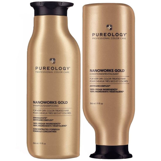 Pureology Nanoworks Gold Shampoo & Conditioner Twin 2 x 266ml