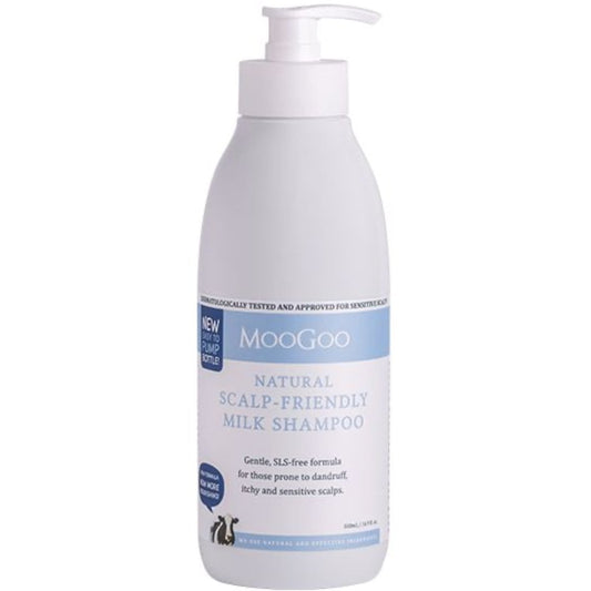 MooGoo Natural Milk Scalp-Friendly Shampoo 500ml