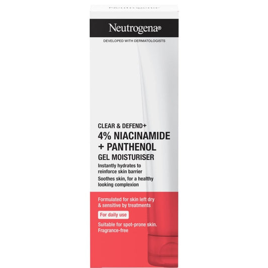 Neutrogena Clear & Defend 4% Niacinamide & Panthenol Gel Moisturiser 50ml