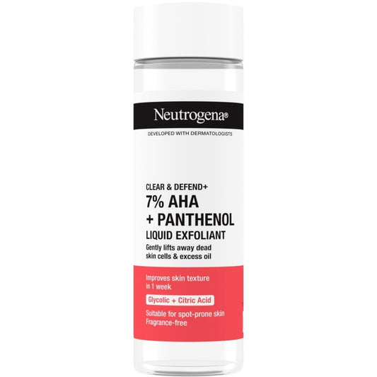 Neutrogena Clear & Defend 7% AHA & Panthenol Liquid Exfoliator 125ml