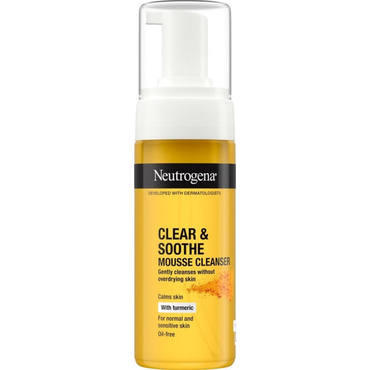 Neutrogena Clear & Soothe Turmeric Mousse Cleanser 150ml