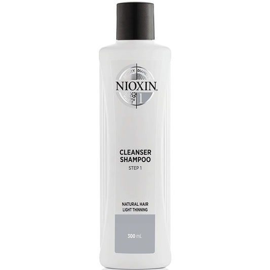 Nioxin System 1 Cleanser Shampoo for Natural Hair with Light Thinning 300ml