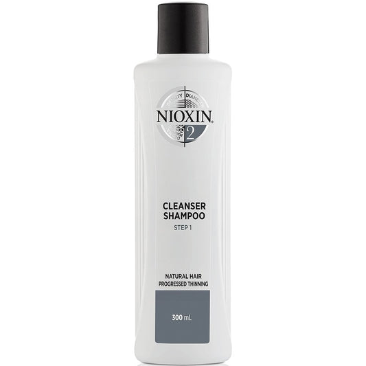 Nioxin System 2 Cleanser Shampoo for Natural Hair with Progressed Thinning 300ml