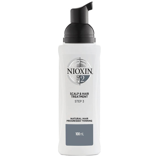 Nioxin System 2 Scalp & Hair Leave-In Treatment for Natural Hair with Progressed Thinning 100ml