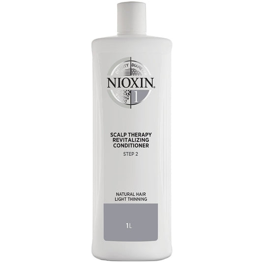 Nioxin System 1 Scalp Therapy Conditioner for Natural Hair with Light Thinning 1000ml